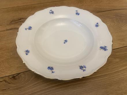 Hlboký tanier s kvetinovým vzorom, 