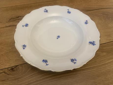 Hlboký tanier s kvetinovým vzorom, 