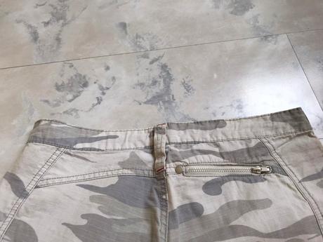 3/4 maskáčové nohavice, fishbone,xs