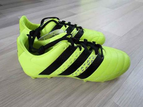 Kožené kopačky ace 16.3 fg j leath, adidas,38
