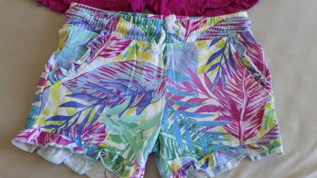 Ff dievčenské šortky, 2 kusy-3-4 roky-ako nové, f&f,104
