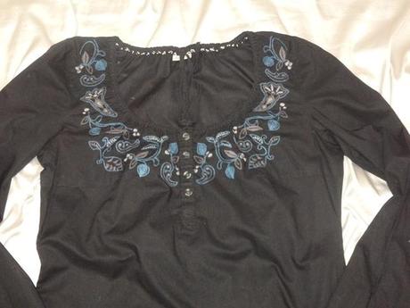 Kvalitná blúzka s výšivkou, esprit,40