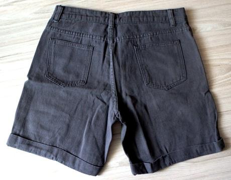 Rifľové kraťasi, modré a šedé, v. m, m