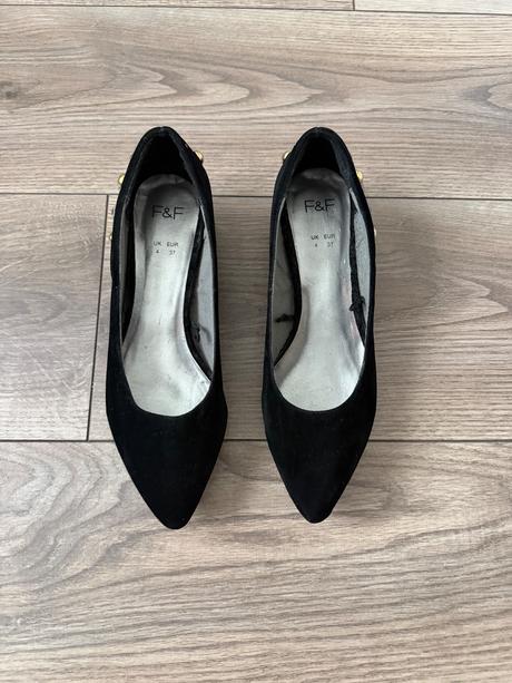 Čierne lodičky, f&f,37