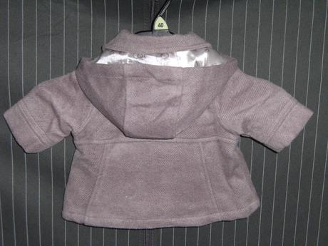Kabatik futrovany pre novorodenca, nepouživany, baby,50