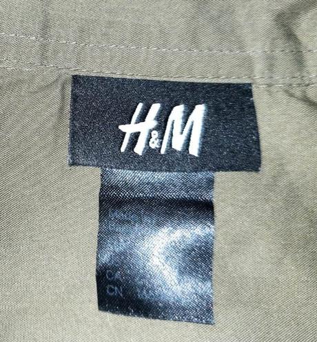 Khaki košeľa h&m veľ. xs-s, h&m,xs