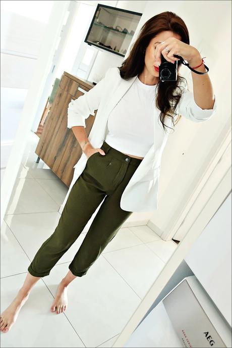 Letné khaki nohavice zara, zara,xs