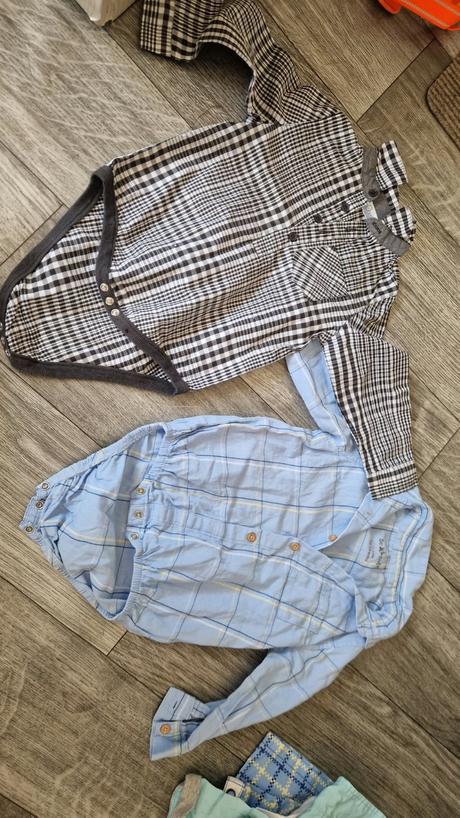Košeľové bodynká 12-18m, 86
