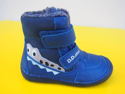 Detské kožené zimné topánky ddstep 063, d.d.step,25 - 30