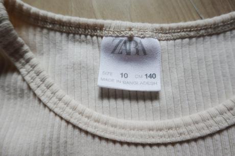 Mäkké vrúbkované tričko zara, zara,140