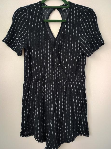 Tmavomodrý overal, h&m,42