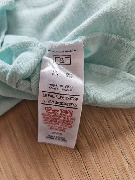 Tričká 4ks, f&f,110