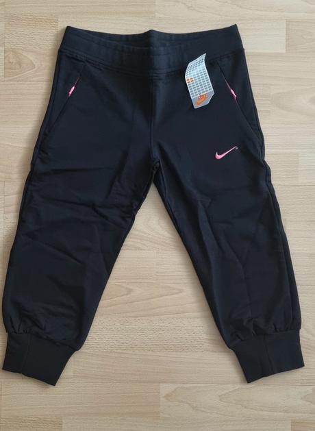 Dámske čierno ružové 3/4 tepláky, nike