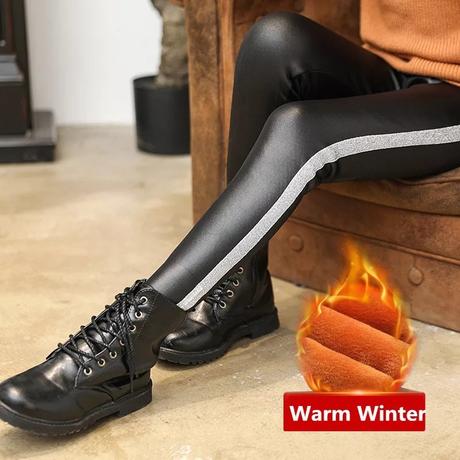 Zateplene legíny s pásikom, 98 - 158