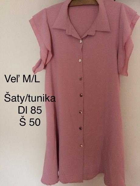 Ľahké šaty do a, m