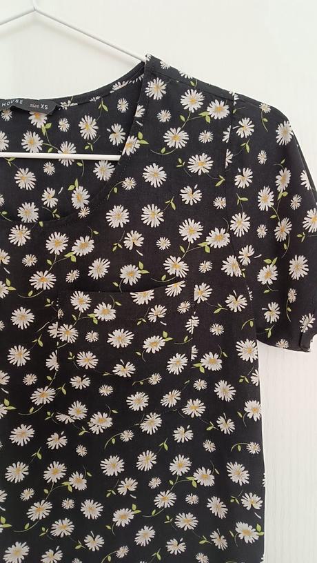 Tričko s kvietkami, house,xs