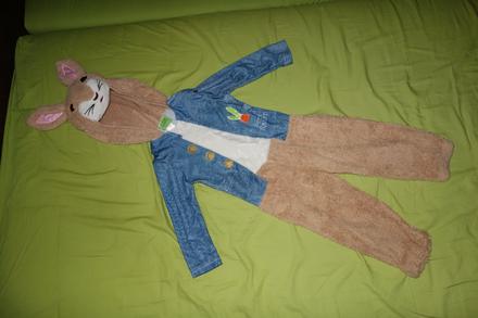 Karnevalovy kostym peter rabbit, 