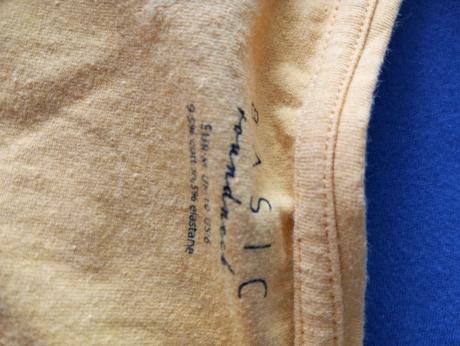 Žlté tricko, basics,m