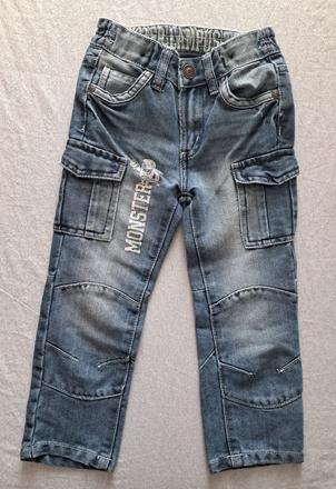 Rifľové nohavice "monster" 92, kiki&koko,92