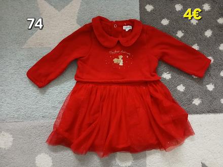 Vianocne saty my first christmas, 74