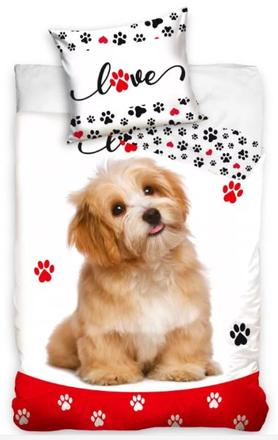 Skladom, doprava zdarma posteľné obliečky pes, 140,200