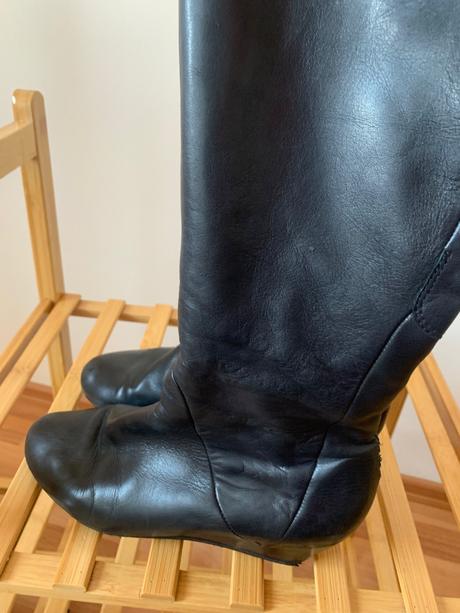 Pohodlné kožené čižmy hogl, 37