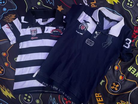 2 trička polo ralph, ralph lauren,128