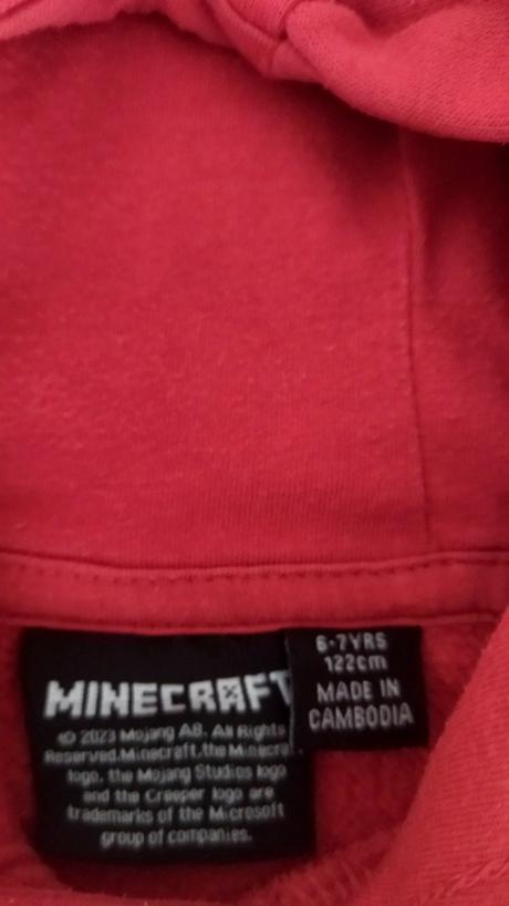 Mikina minecraft, primark,122