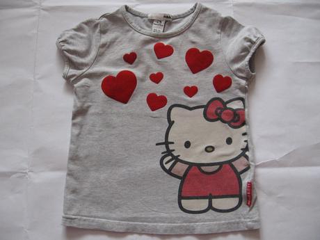 Hello kitty tričko, h&m,110