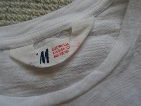 Trička 2ks, h&m,98