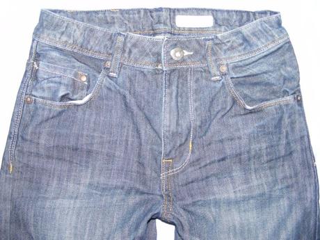 Rifľové bermudy zn. h&m, h&m,140