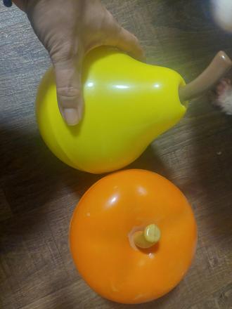 Retro jablcko a hruska,