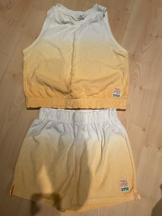 Tielko+ kratasy sunshine 12-14 rokov, h&m,158