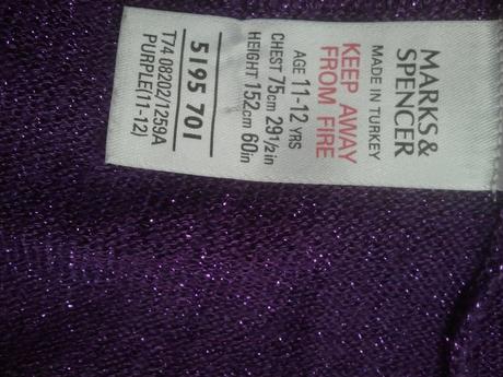 Lurexový svetrík pre fešandu, marks & spencer,152