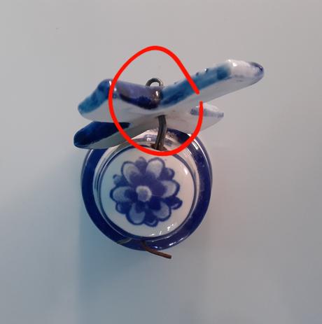 Holandský veterný mlyn delft blue delfino, 