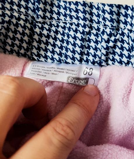 Zateplené nohavice, ergee,68