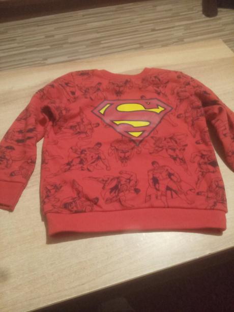 Predám 2chlapčenské mikiny superman+tričko zdarma, 116