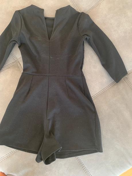 Bershka čierny nohavicový overal xs, bershka,xs
