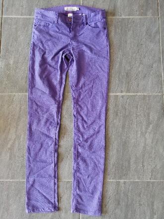 Rifle ham levanduľová, v164, 13-14 r., h&m,164