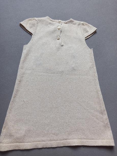 Zlaté šaty hello kitty, h&m,86