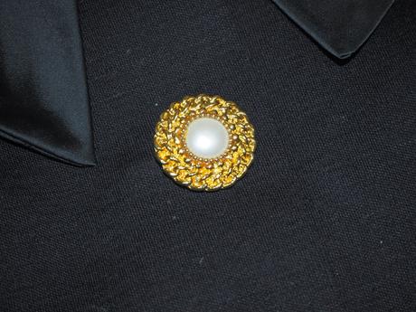 Luxusné vintage vlnené šaty, 38