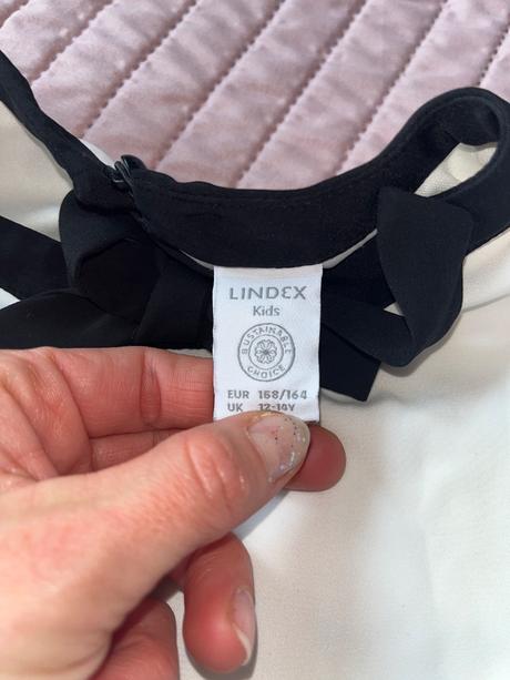 Smotanová blúzka top lindex 158/164, lindex,158
