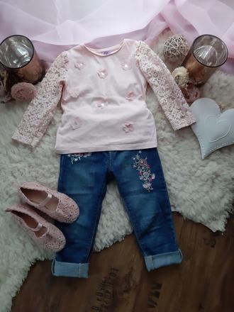 Rifle s výšivkou, palomino,110