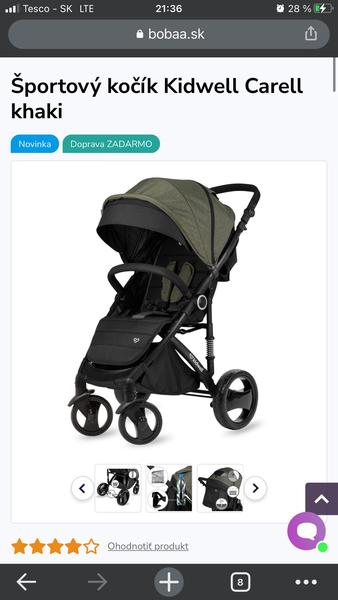 Skúsenosť s kočíkom Kidwell