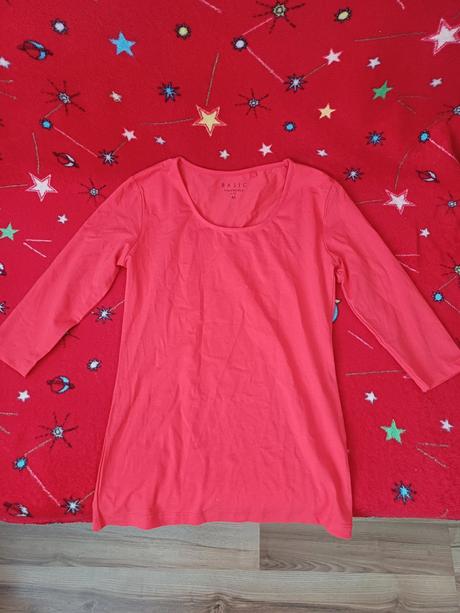 Červený tenký pulóver, m