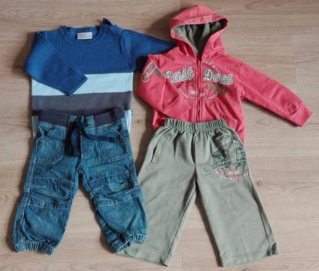 Svetrík + rifle a tepláková súprava 74/80, 68–80