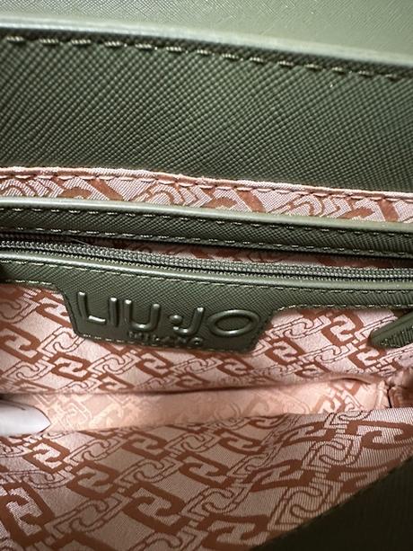Khaki ružová kabelka na plece zn. liu jo originál, liu jo