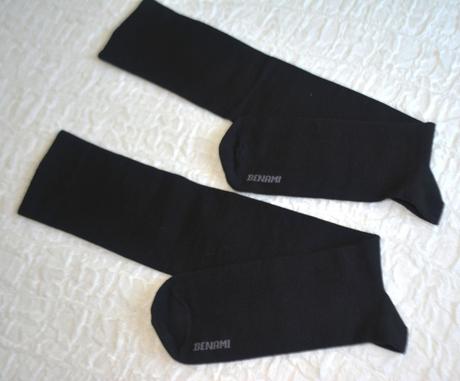 Kompresné podkolienky čierne veľ.42-44, 42