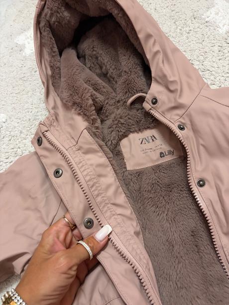 Zateplená zara bunda pogumovaná, zara,110