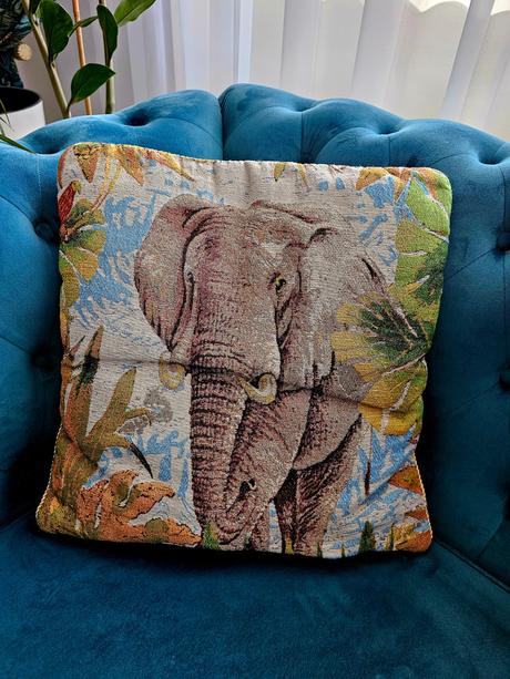 Dekoračný vankúš slon,
